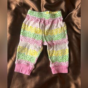 Girls heart leggings 3/6 months